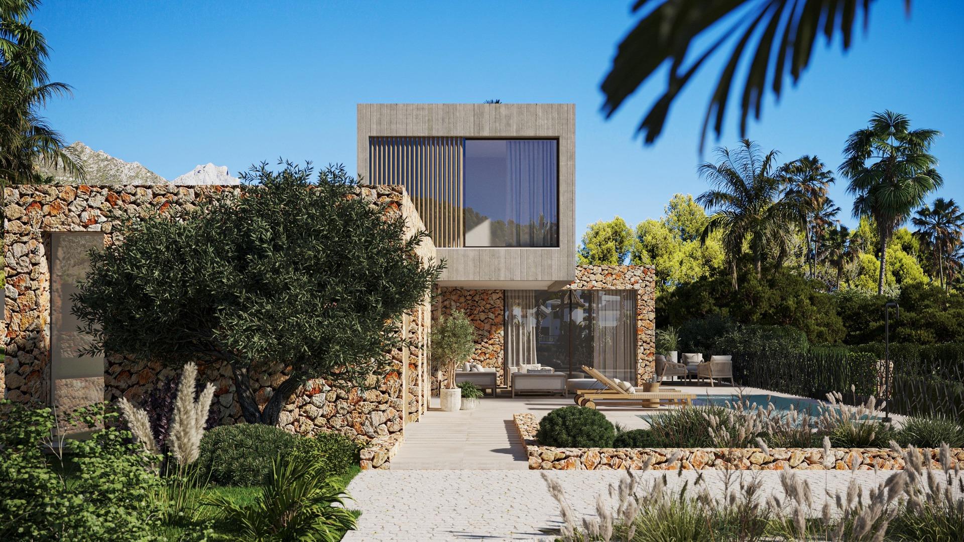 Modern new build villa with luxury features in javea