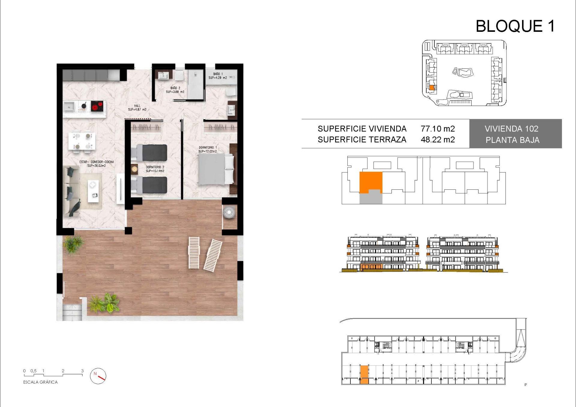 New residential development in la siesta, torrevieja