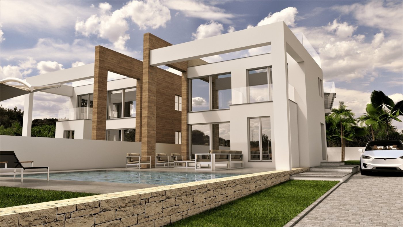 2 new build villas in torrevieja