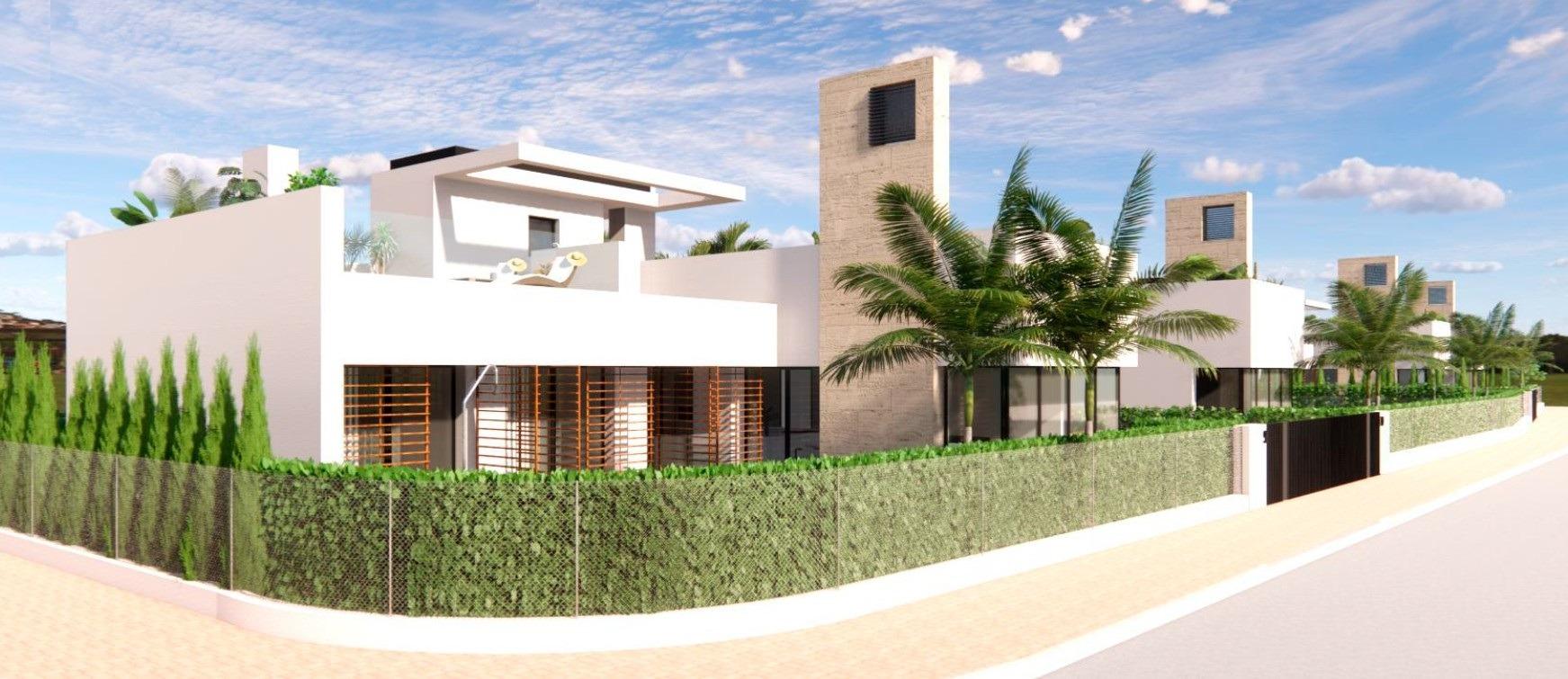 New build villas in private gated resort in province of murcia