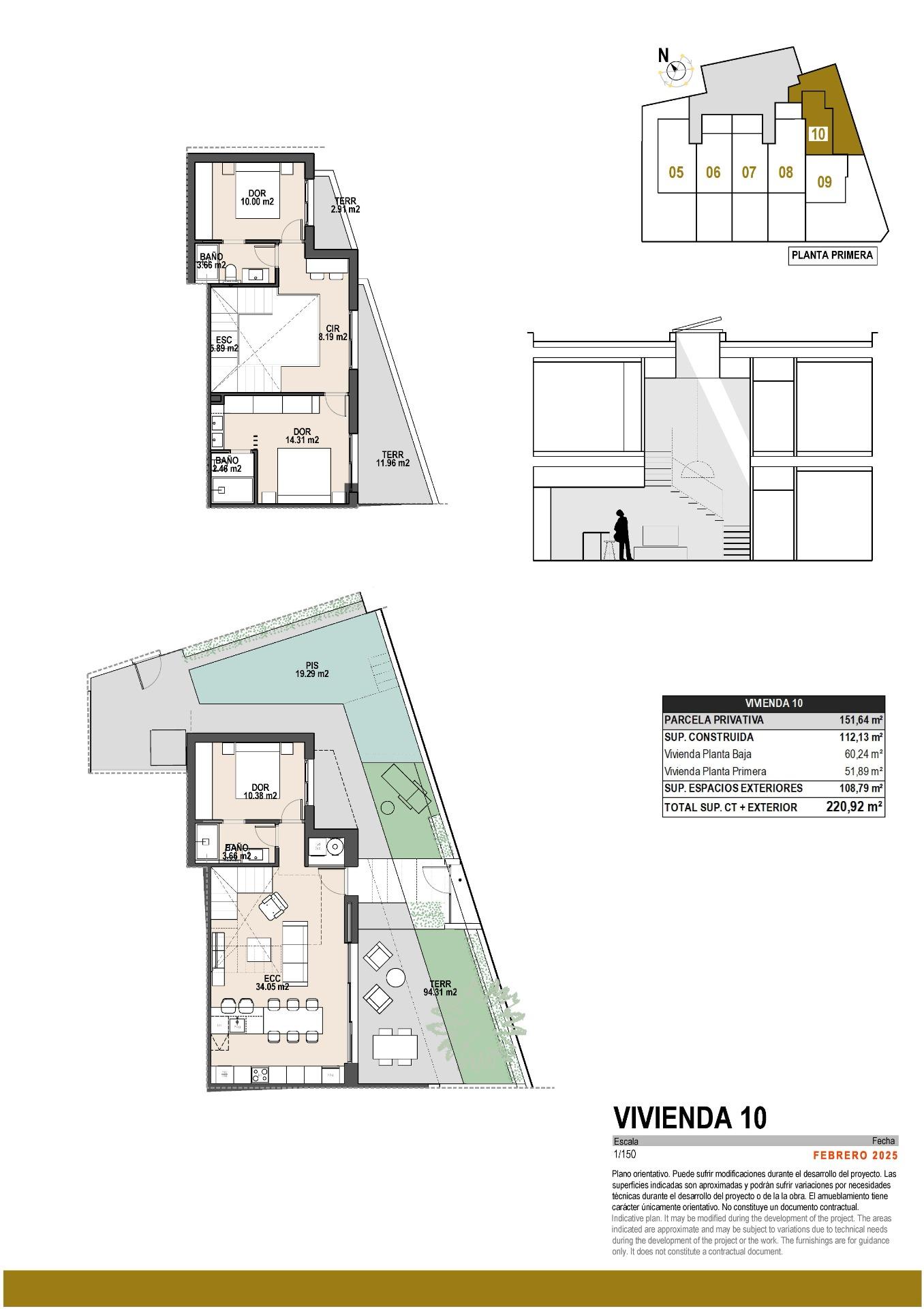 Boutique development of new build homes with private pools in pilar de la horadada