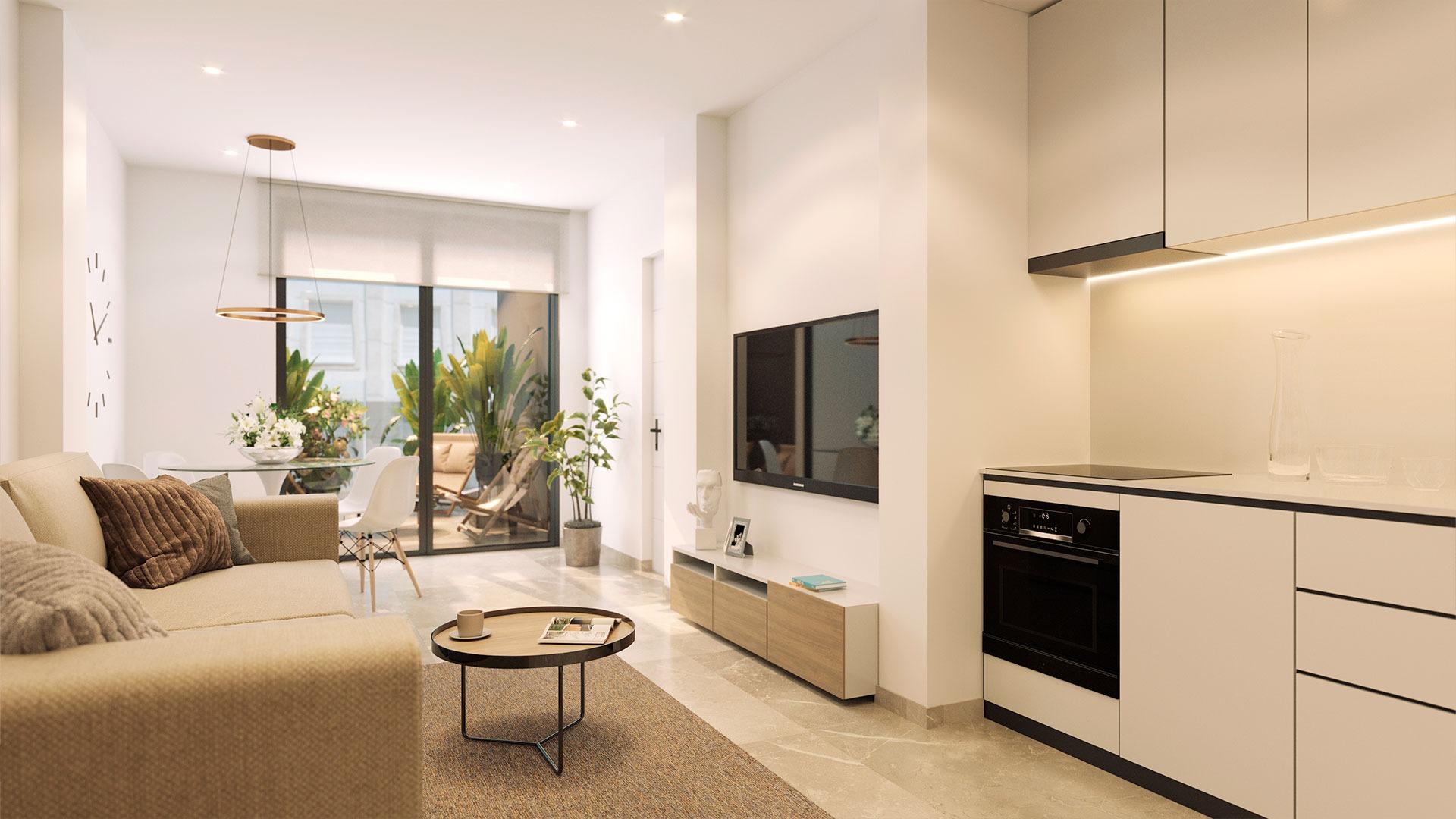 New build apartments 200 metres from the sea in torrevieja