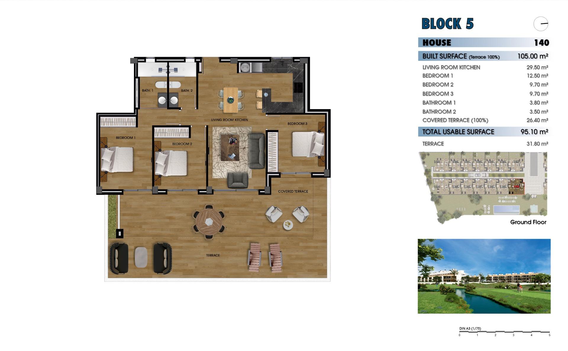 New build residential complex near la serena golf, los alcazares