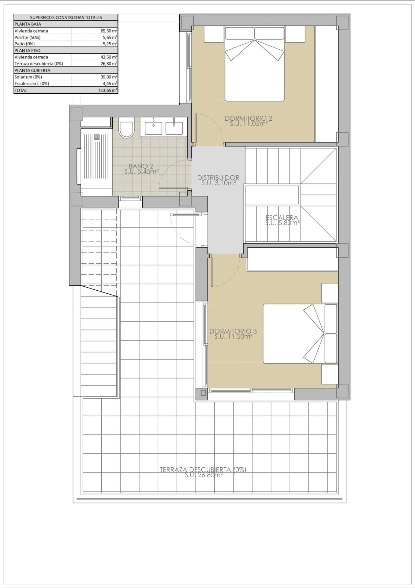 New build townhouses in rojales