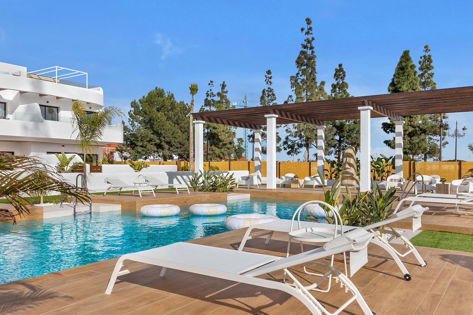 New build residential complex near serena golf and the mar menor in los alcazares