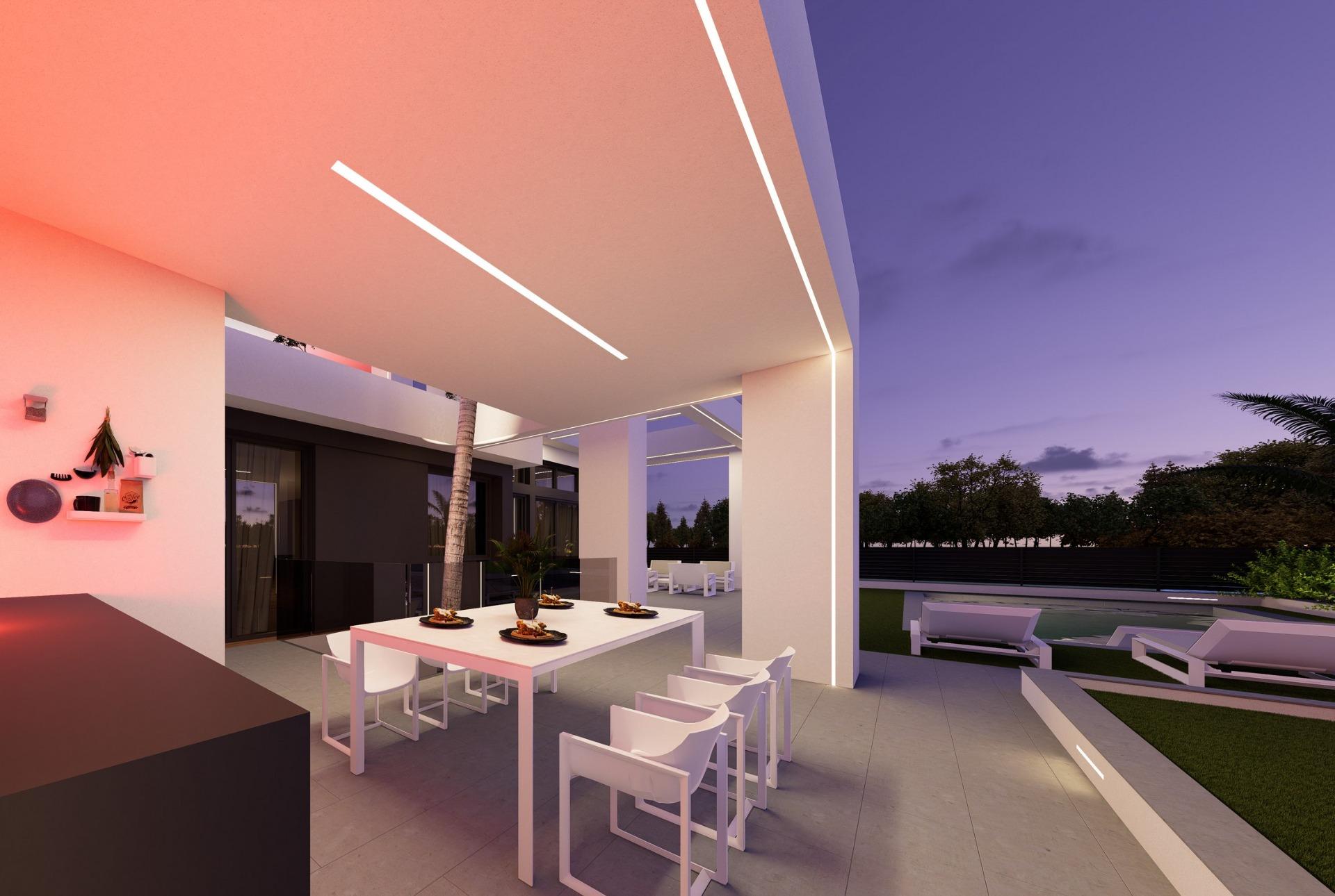Frontline lake villas in santa rosalía lake resort, murcia
