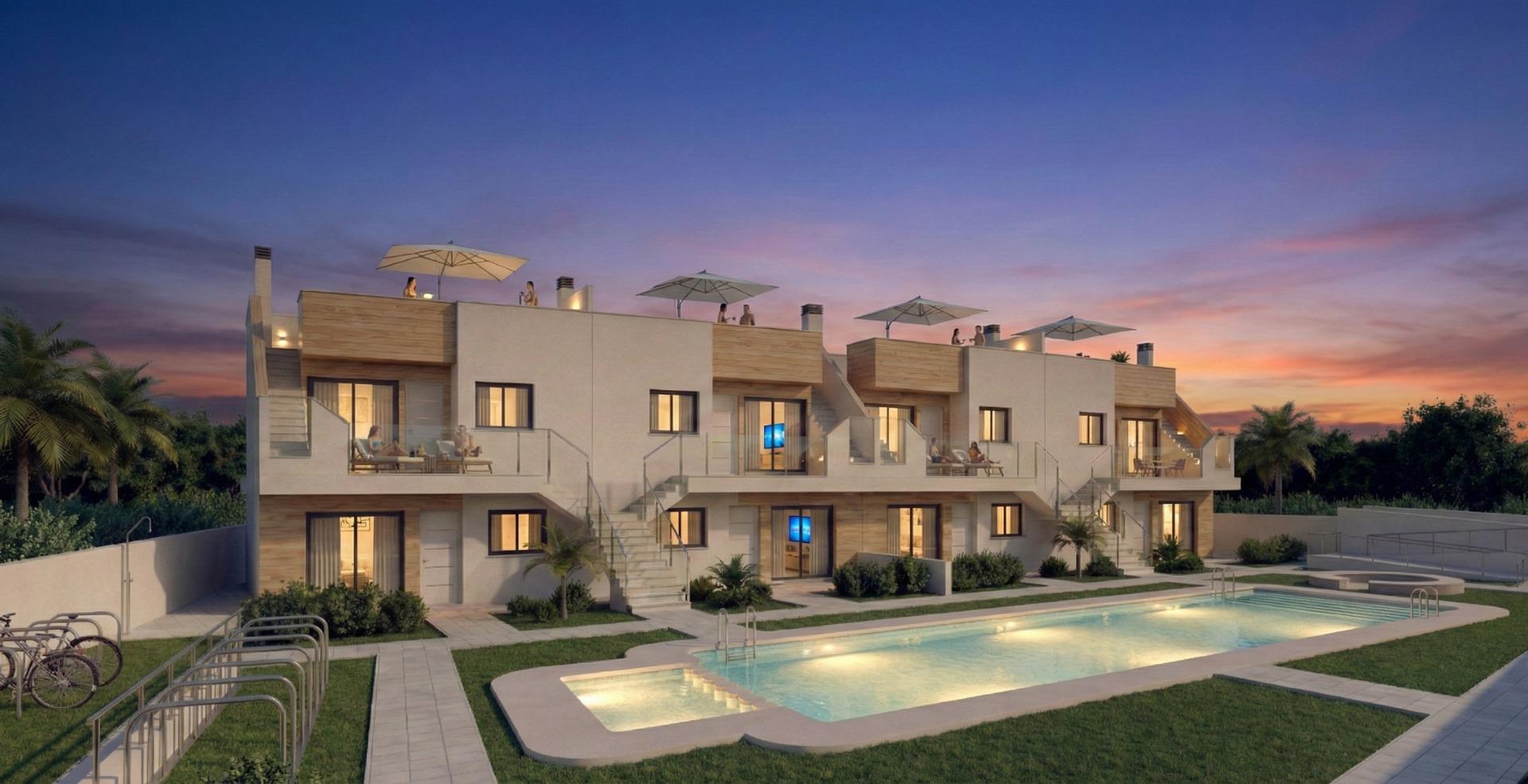Modern apartments and penthouses with solarium in san javier near mar menor