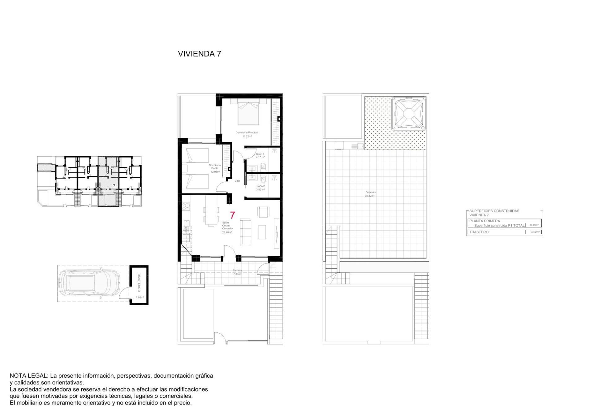 Modern new build bungalows for sale in san pedro del pinatar near the beach