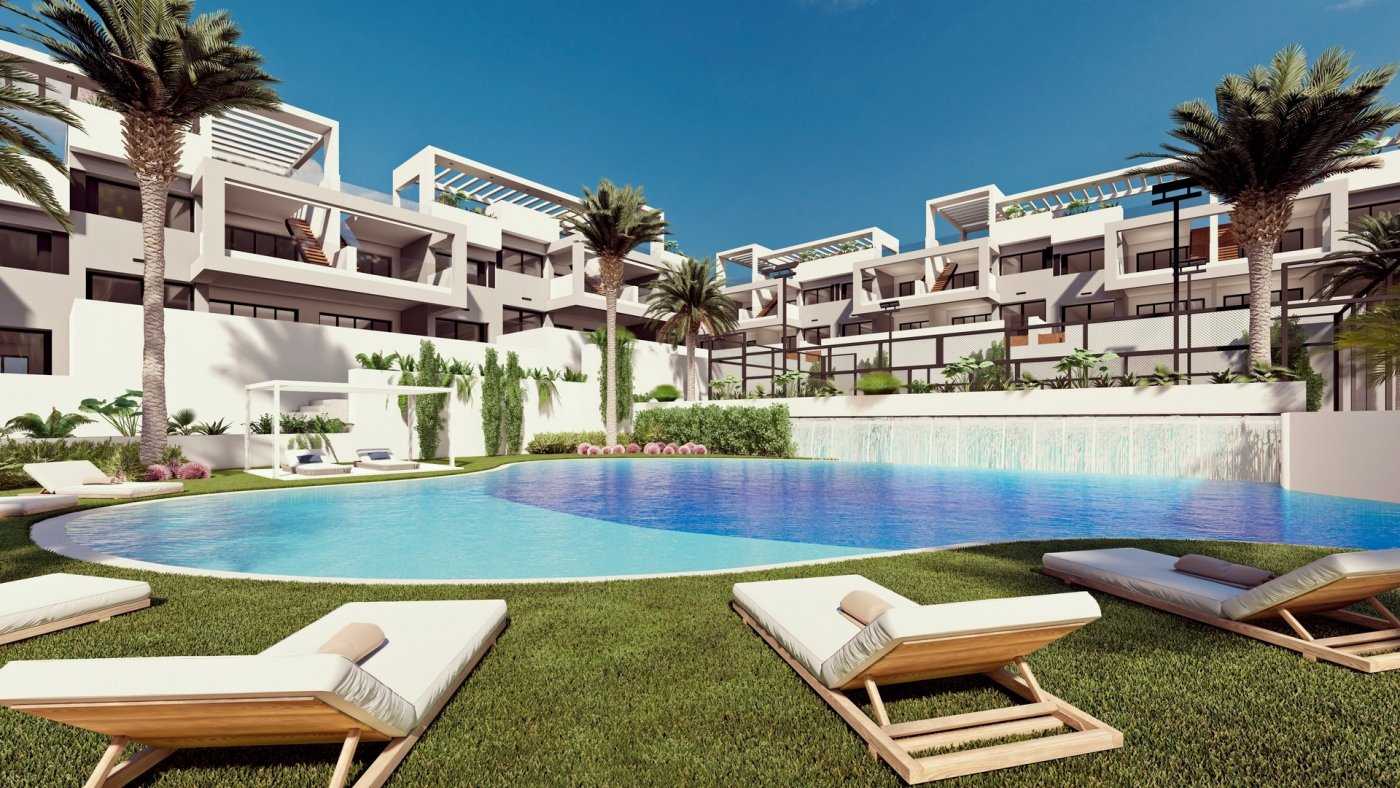 New build residential of bungalow apartments in los balcones