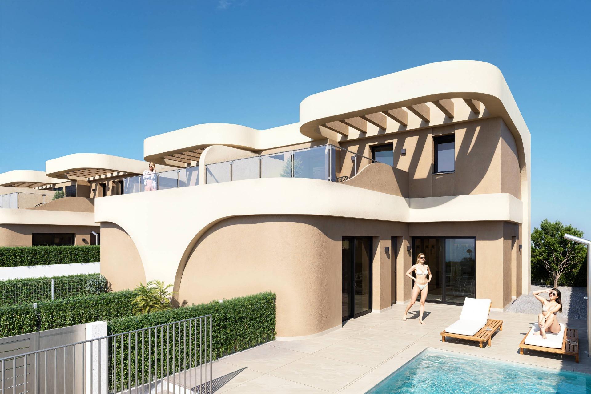 Modern semi detached villas in daya nueva with contemporary design and excellent connectivity