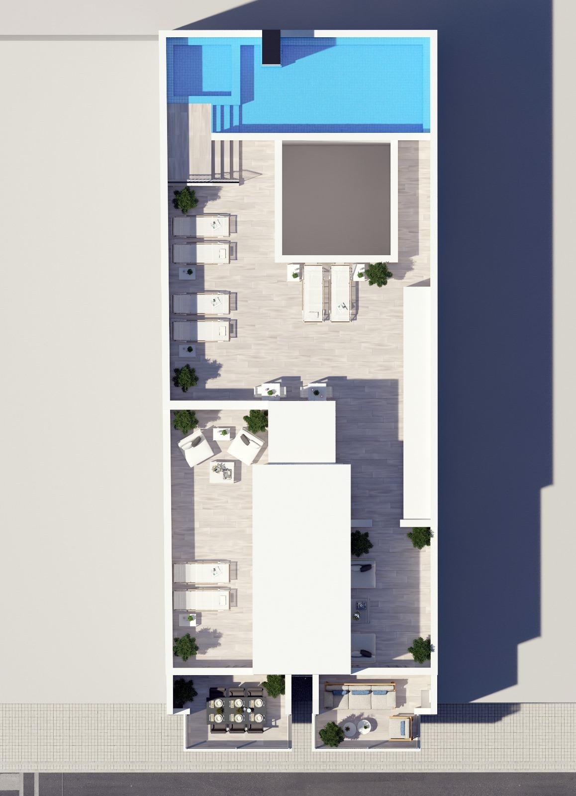 New build apartments in torrevieja, just 150m from playa del cura