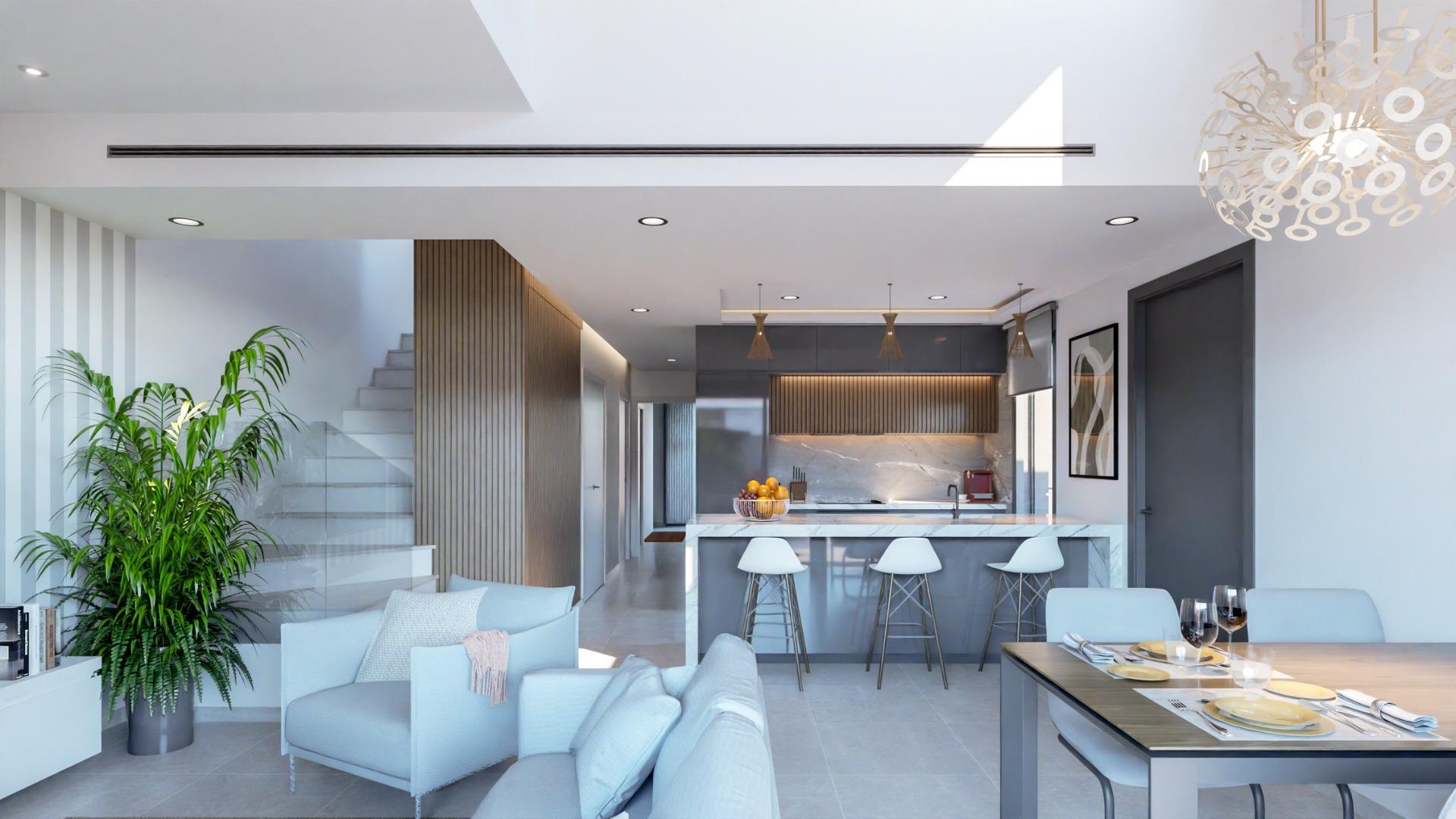 New build semi-detached villas in los nietos, la manga mar menor