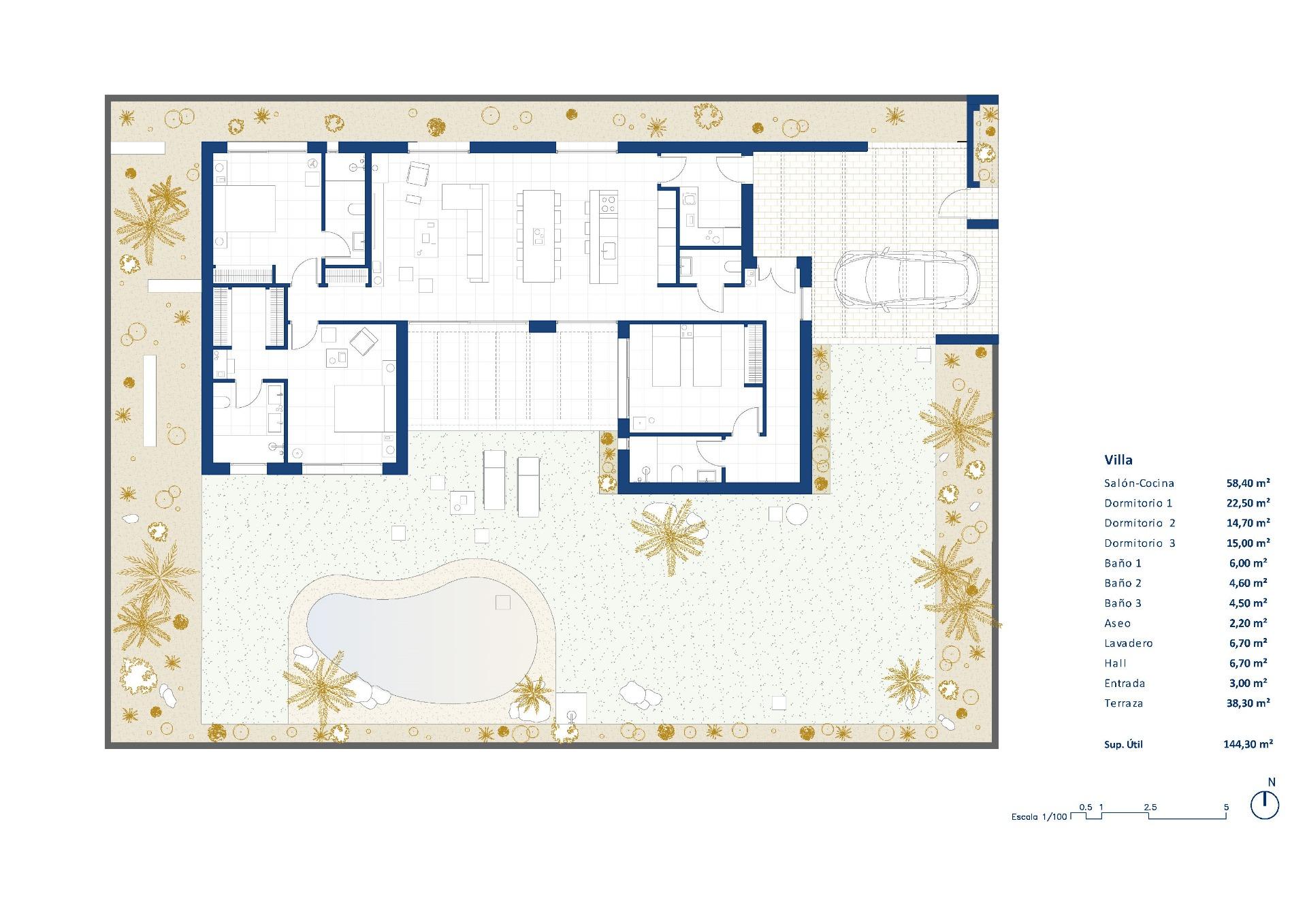 New build villas in altaona golf resort, murcia
