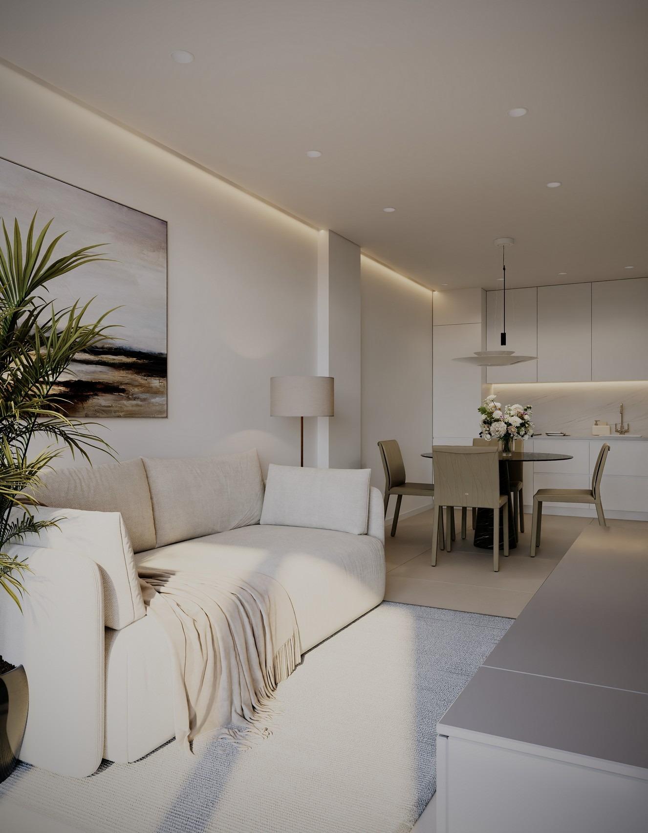 New build apartments with rooftop pool just 600 m from the beach in guardamar del segura