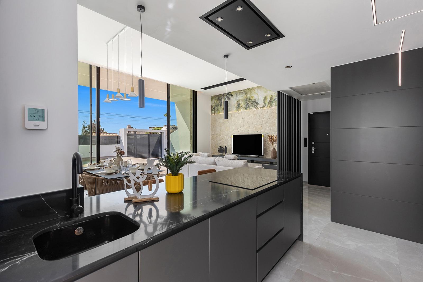 New-build one-story villas with private pool in torrevieja