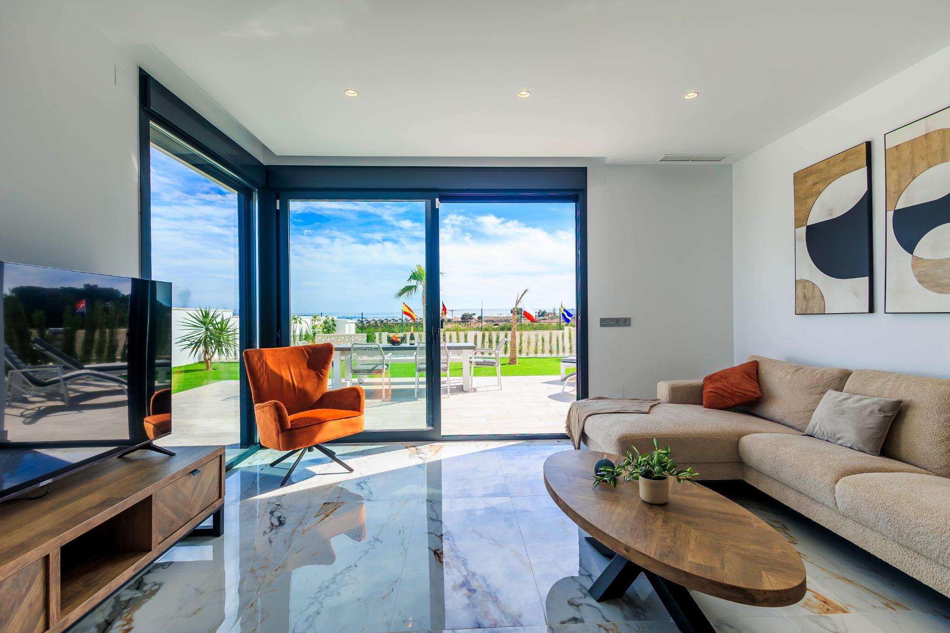New build villas in pilar de la horadada on the golf course