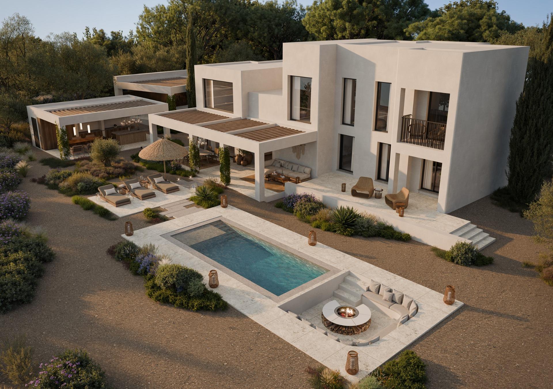 Sustainable mediterranean villas for sale in macenas, almería