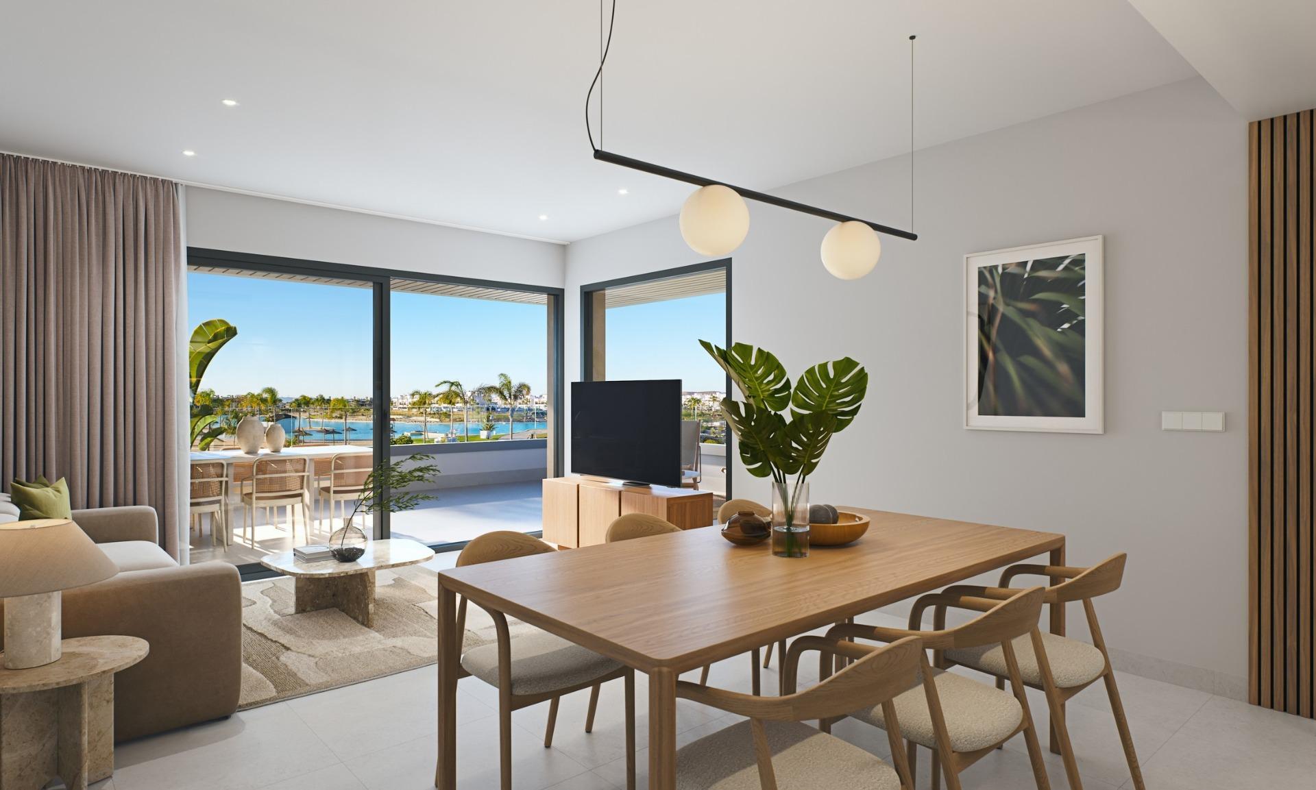 Luxury new build apartments for sale in santa rosalia lake and life resort murcia