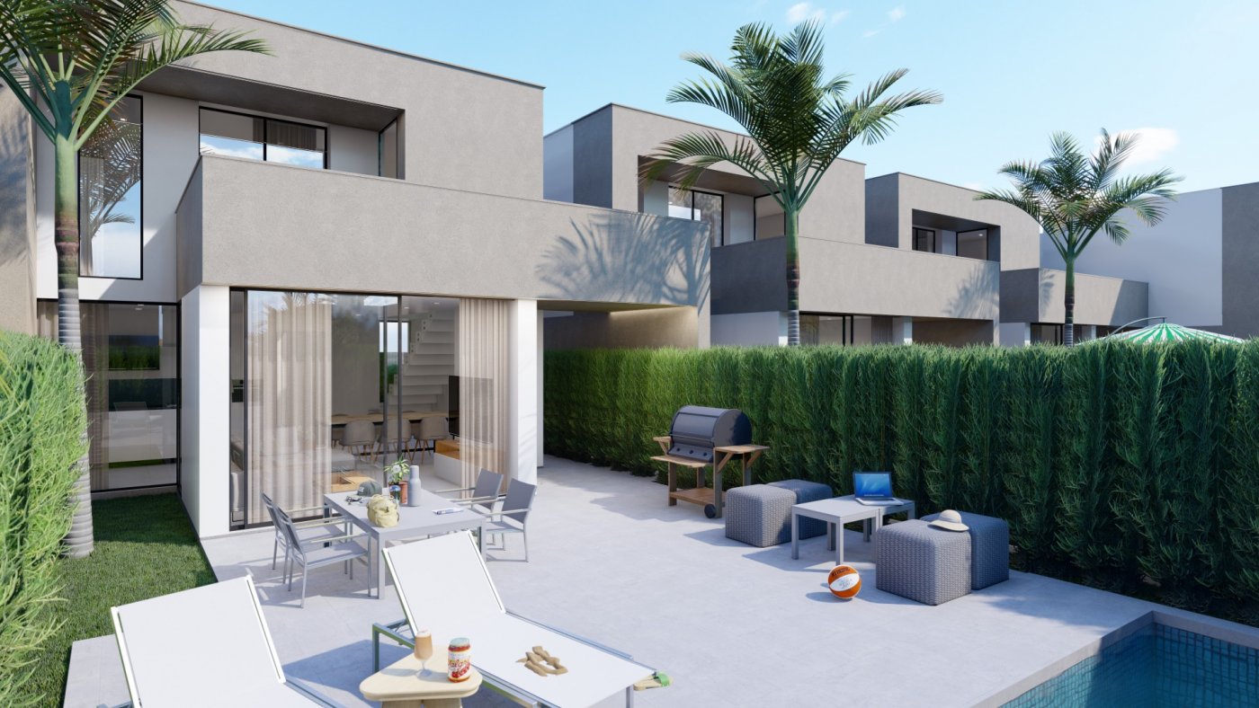 New build villas in los urrutias, murcia