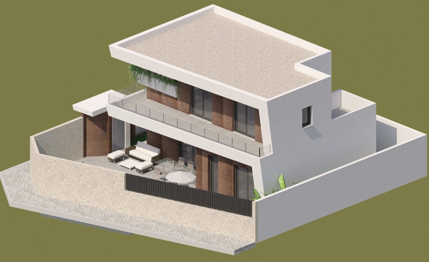 New build modern villas in benijofar