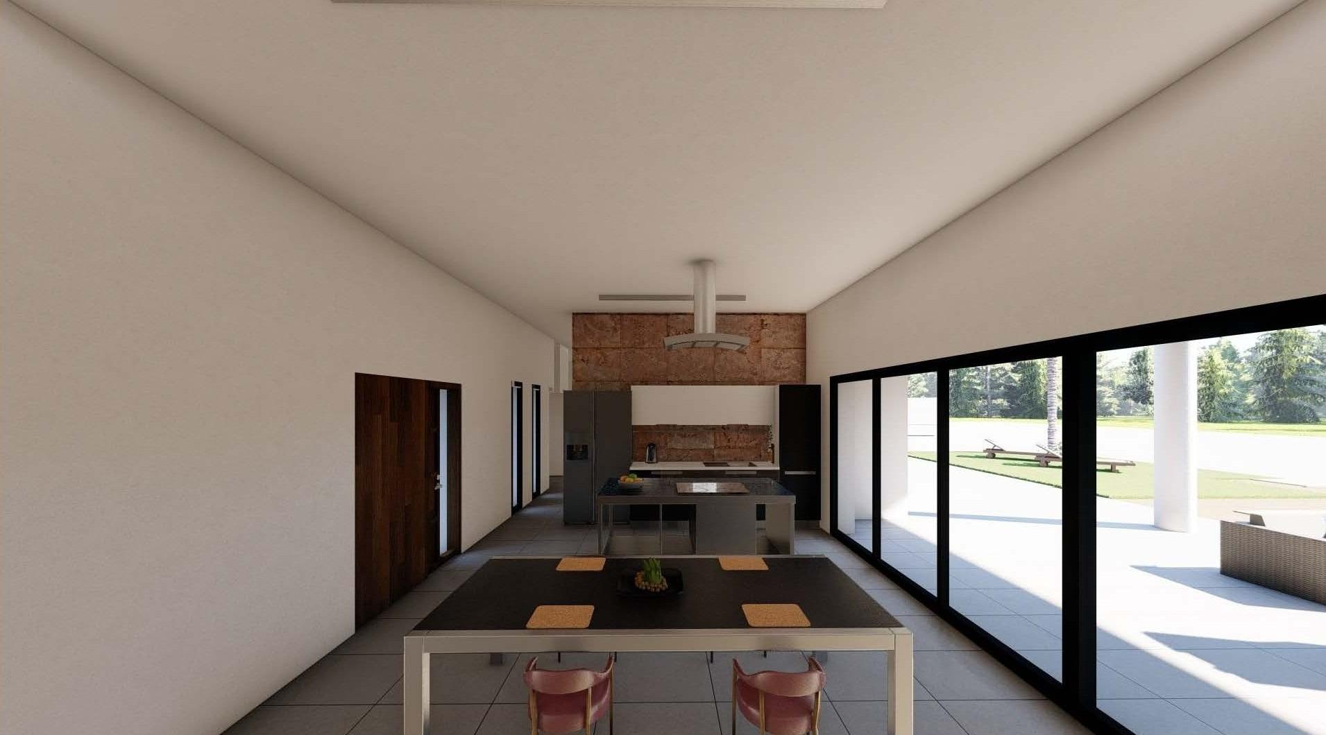 Modern newly built villa on a large rural plot near pinoso
