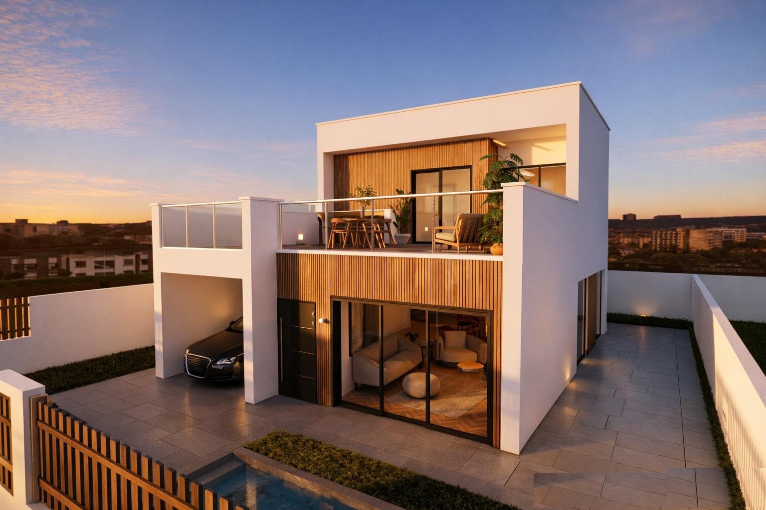 Modern new build villa in los alcazares, murcia near the beach