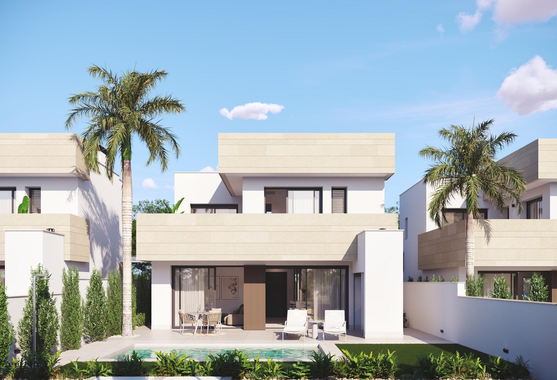 Modern new build villas near the beach in santiago de la ribera