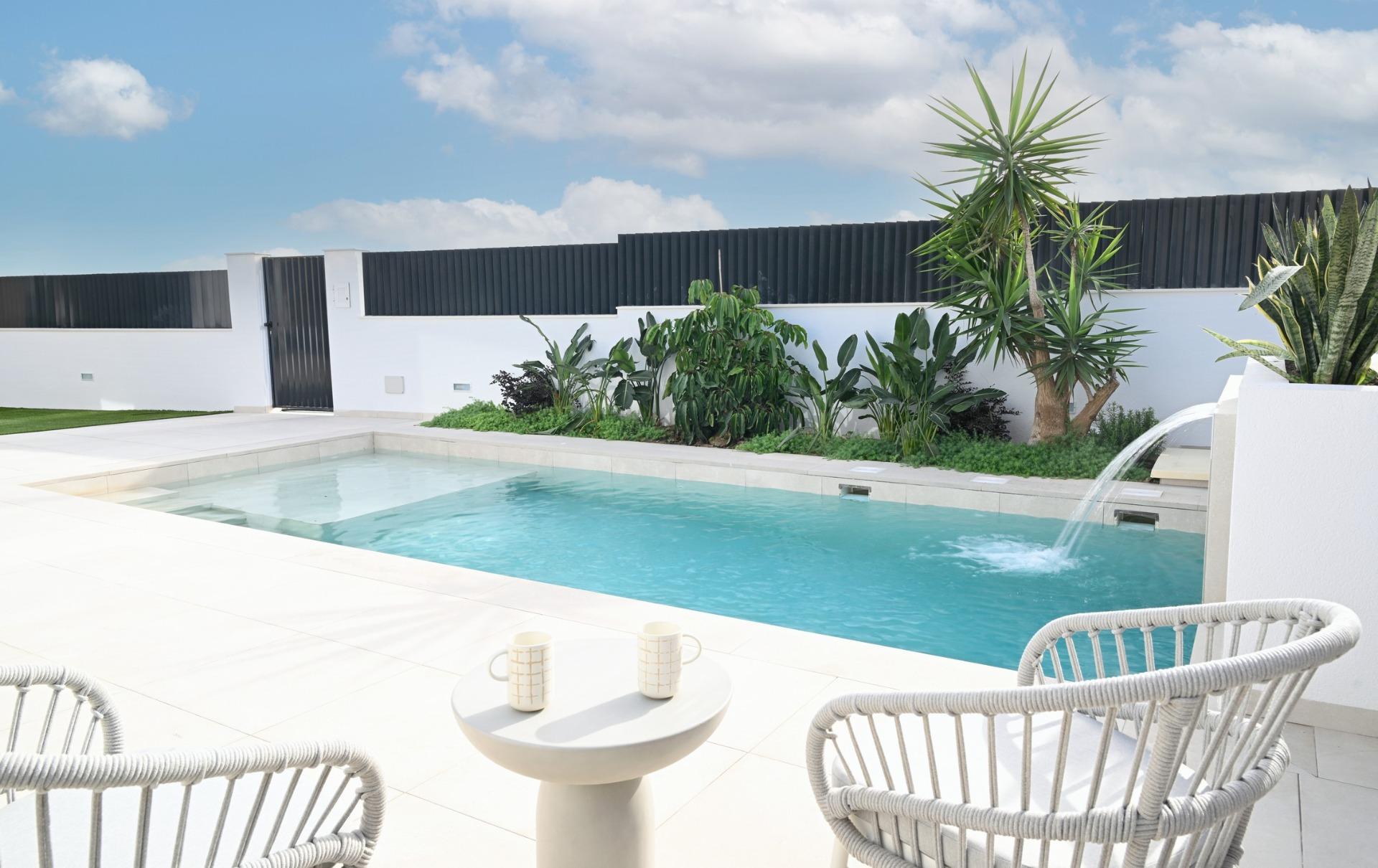New build one level villas in altaona golf resort, murcia