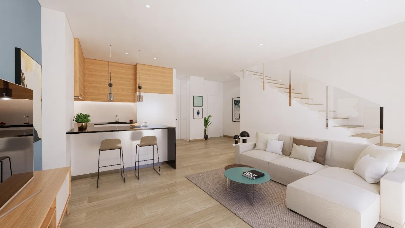 New-build townhouses on the frontline of la serena golf in los alcázares