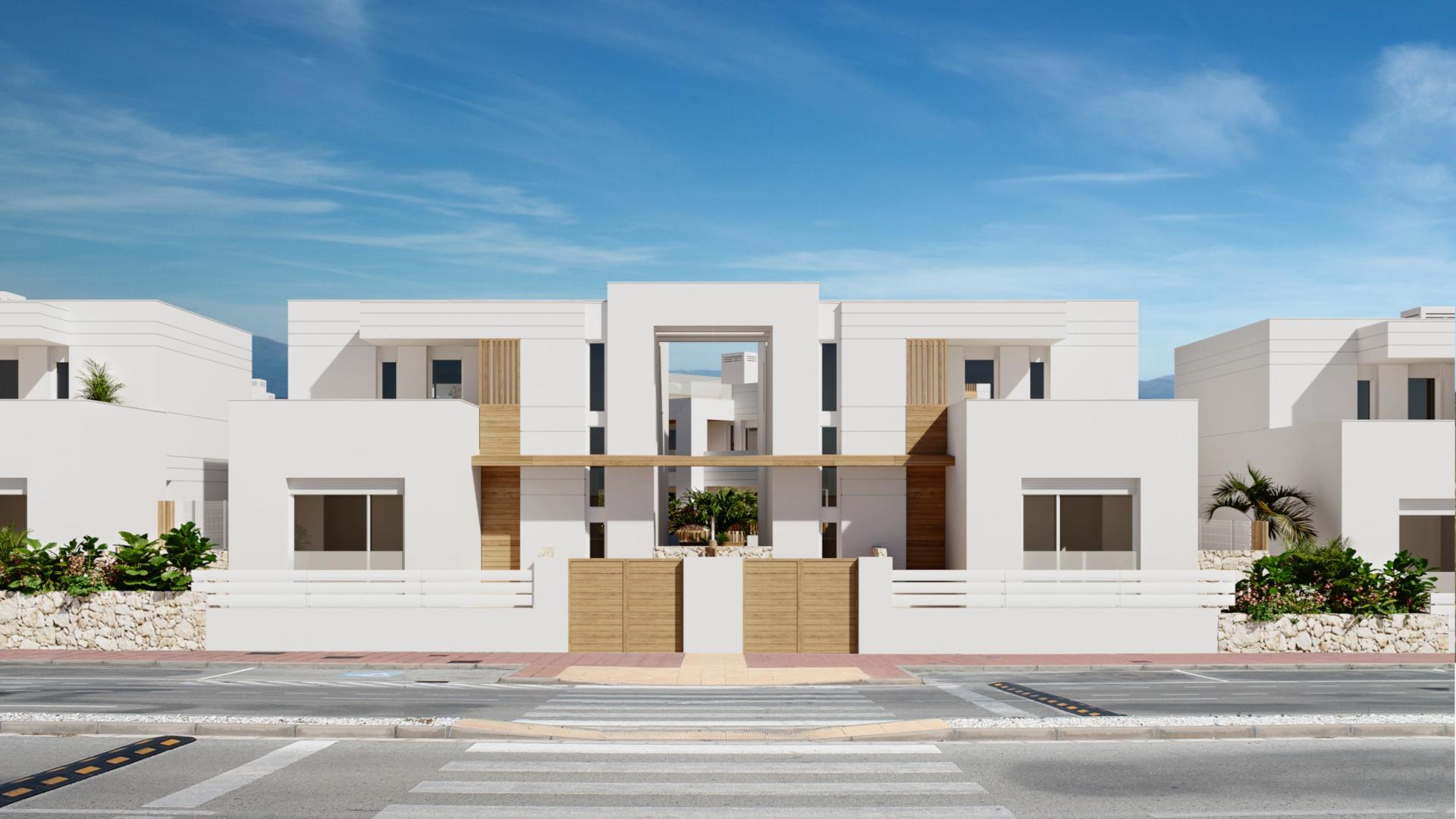 New build villas and bungalows just 250 meters from the beach in mar de pulpí