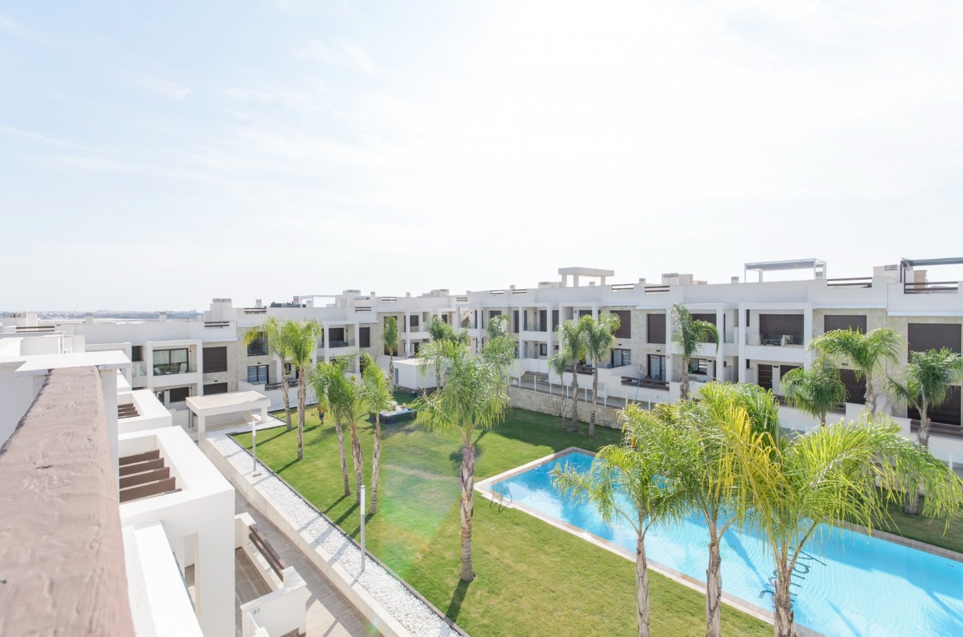 New build residential of bungalow apartments in los balcones, torrevieja