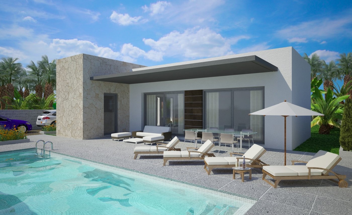 New build modern villas in benijofar