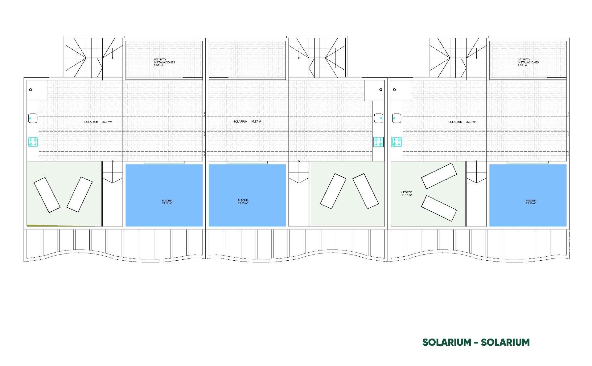 Boutique new build bungalows with private pool in pilar de la horadada, 2 km from beach