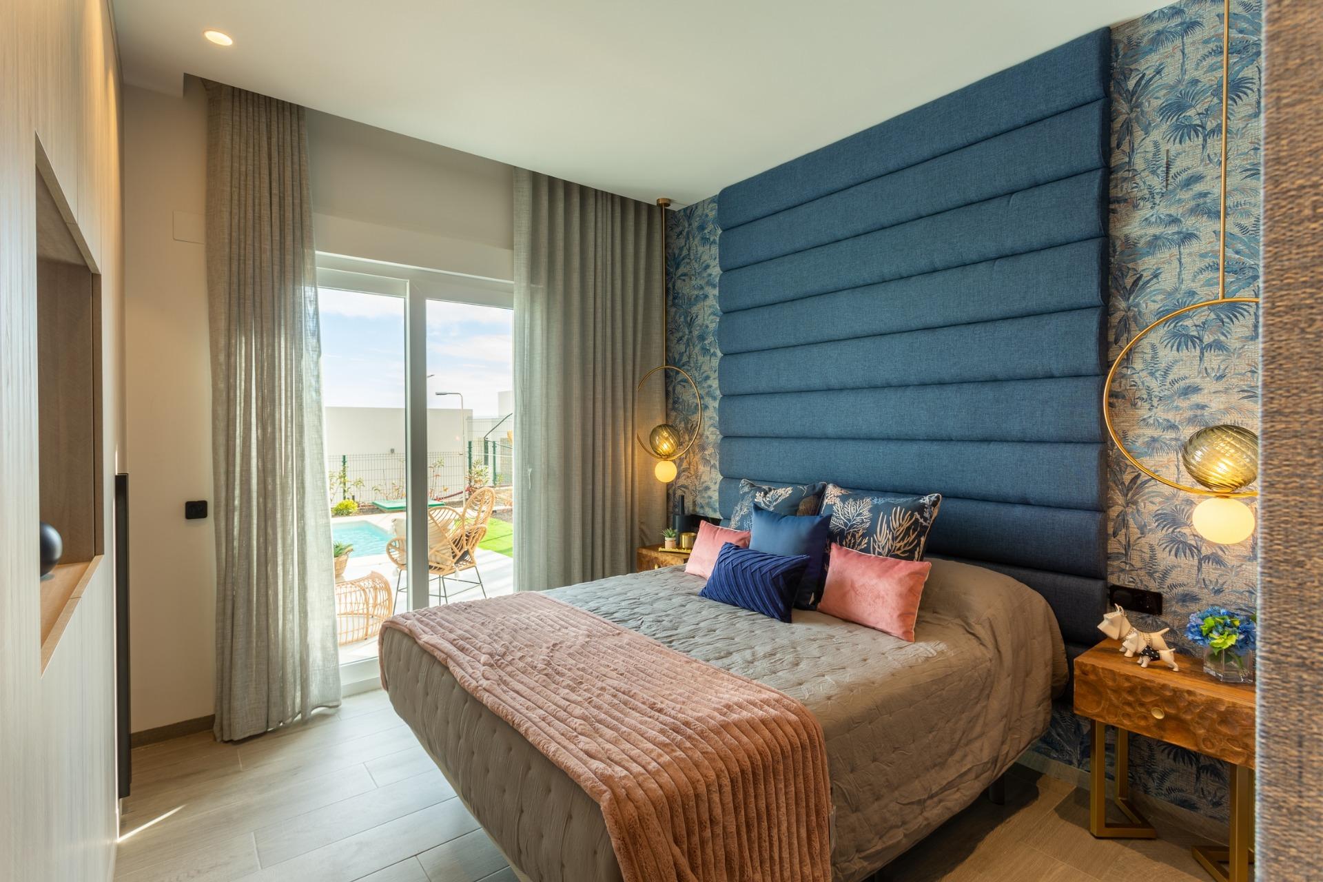 New build semi detached villas with private pool at la finca golf resort algorfa