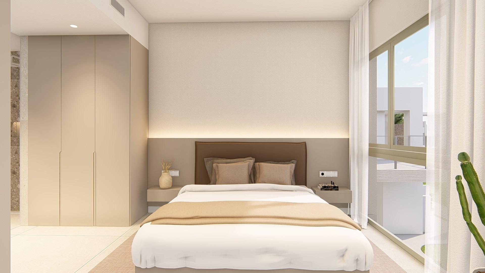New build resort apartments at la serena golf-los alcazares near the beach
