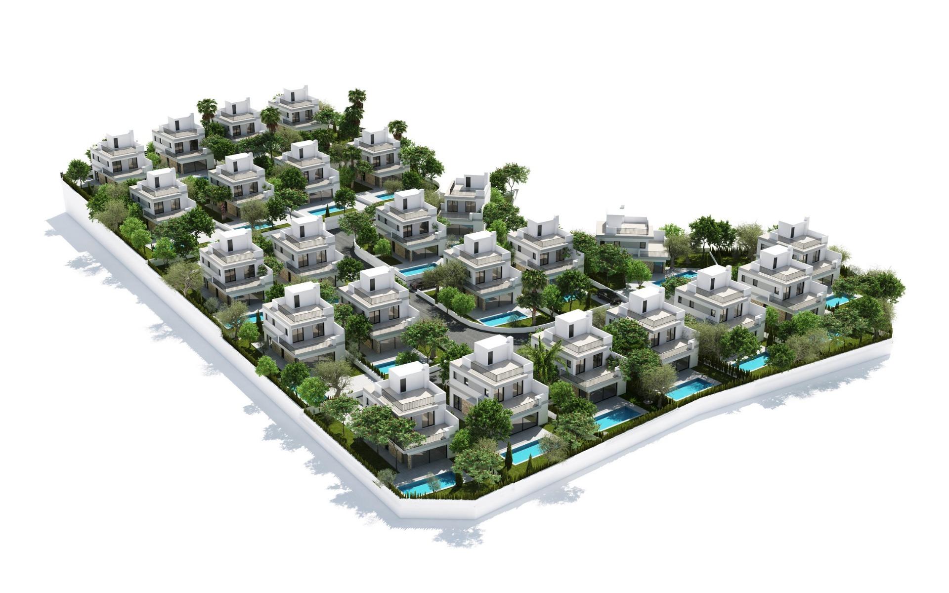 New build villas in san miguel de salinas