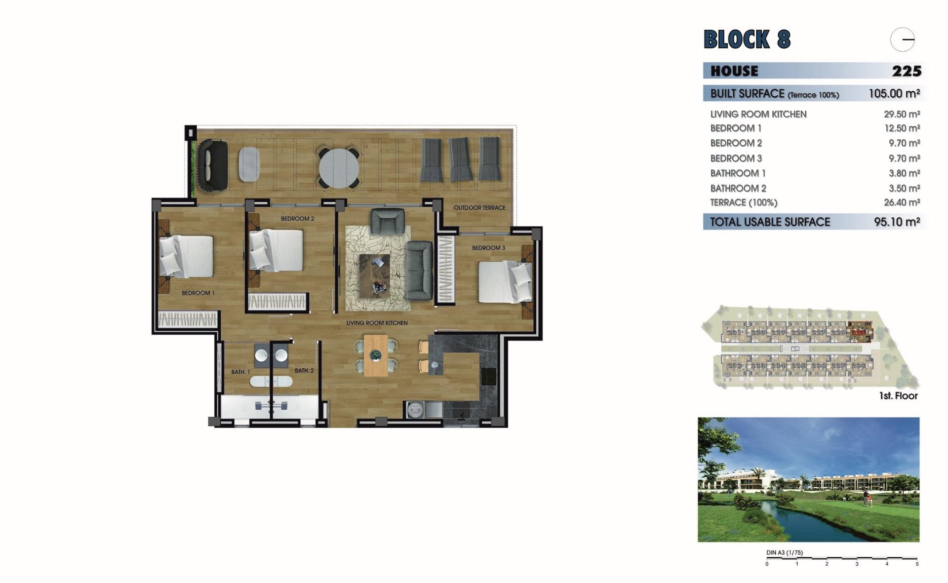 New build residential complex near la serena golf, los alcazares