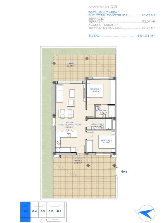 New build residential complex in los alcazares