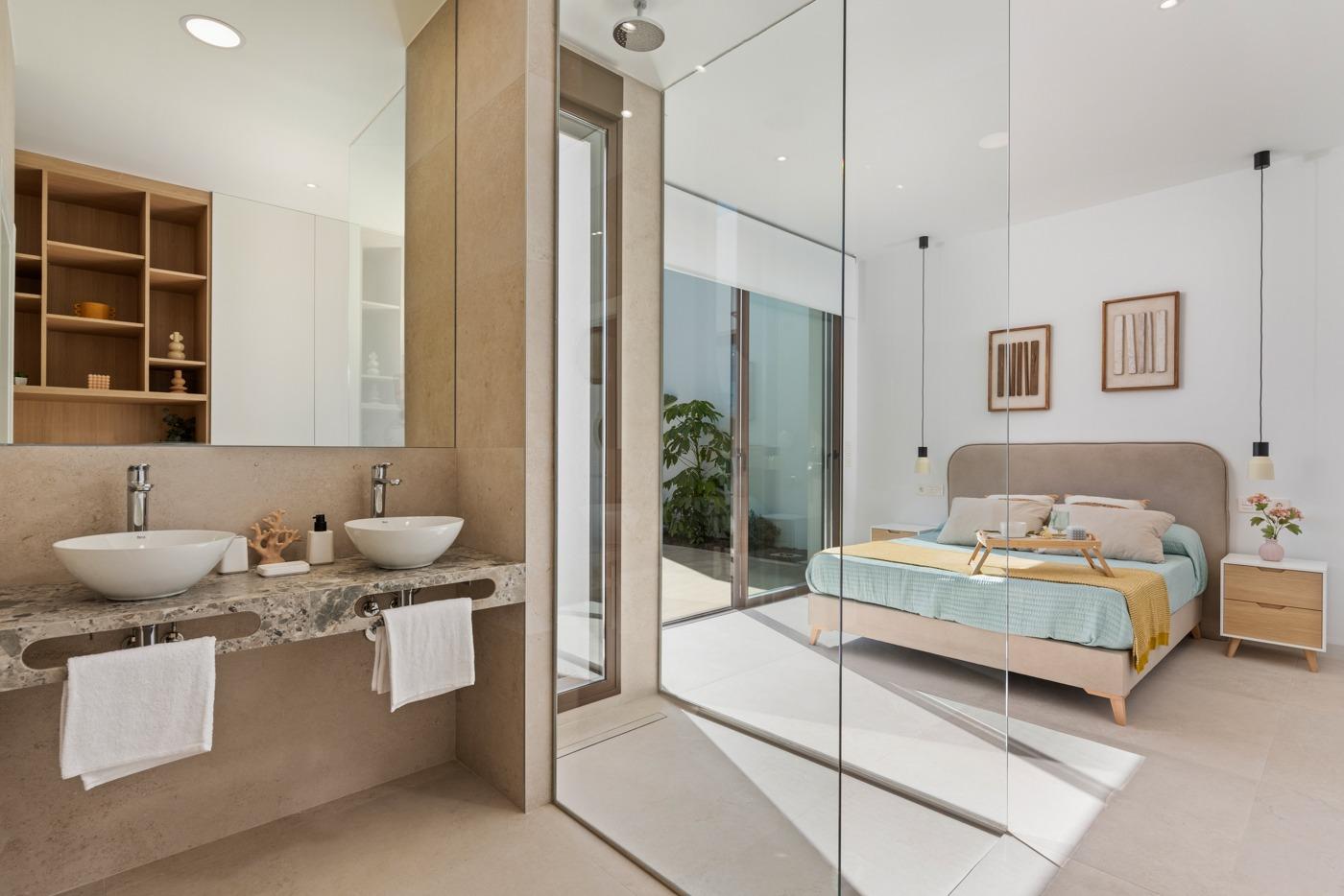 New build residential complex in los alcázares on the frontline of serena golf