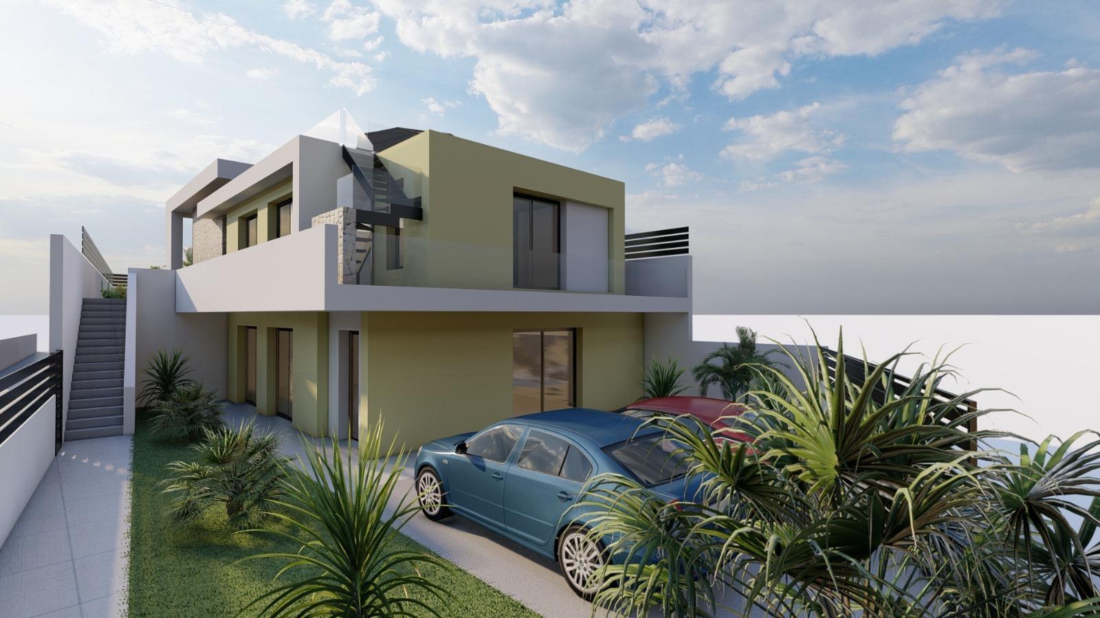 New-build one-story villas with private pool in torrevieja