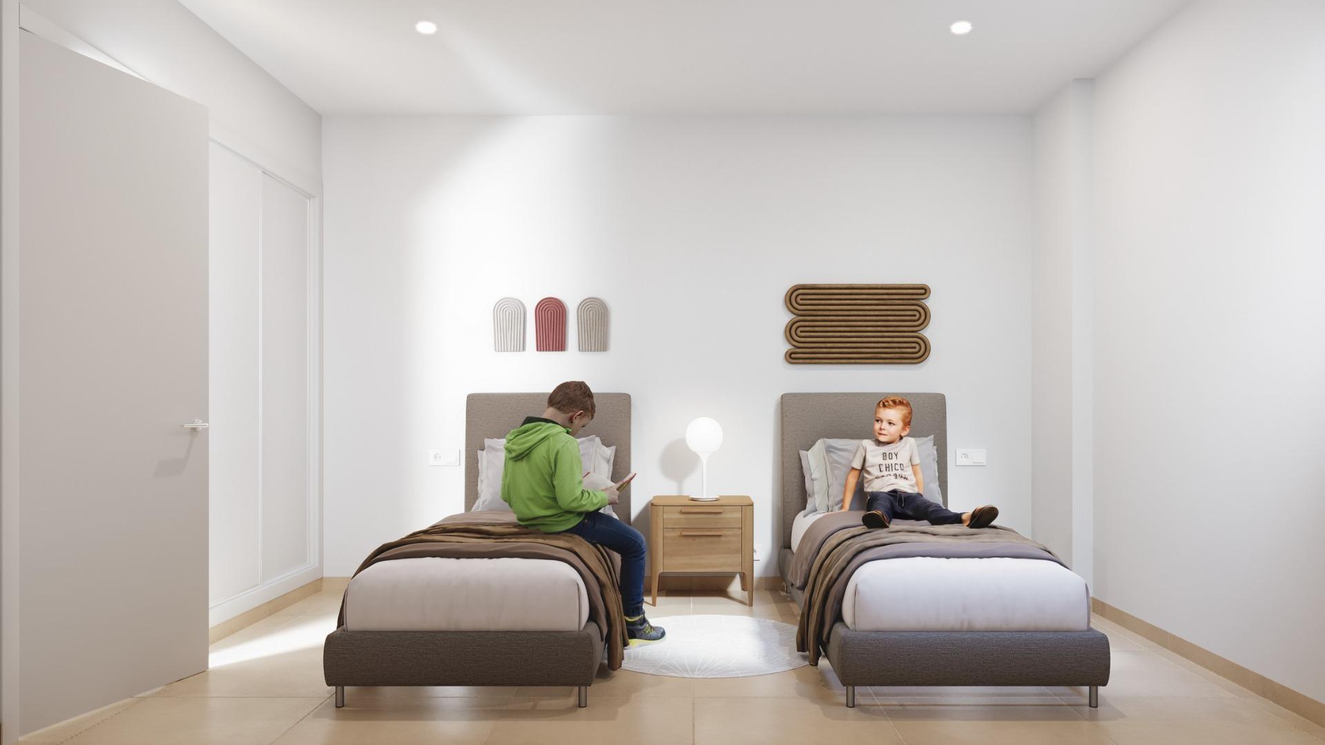 Modern townhouses near golf courses in santa rosalia-murcia