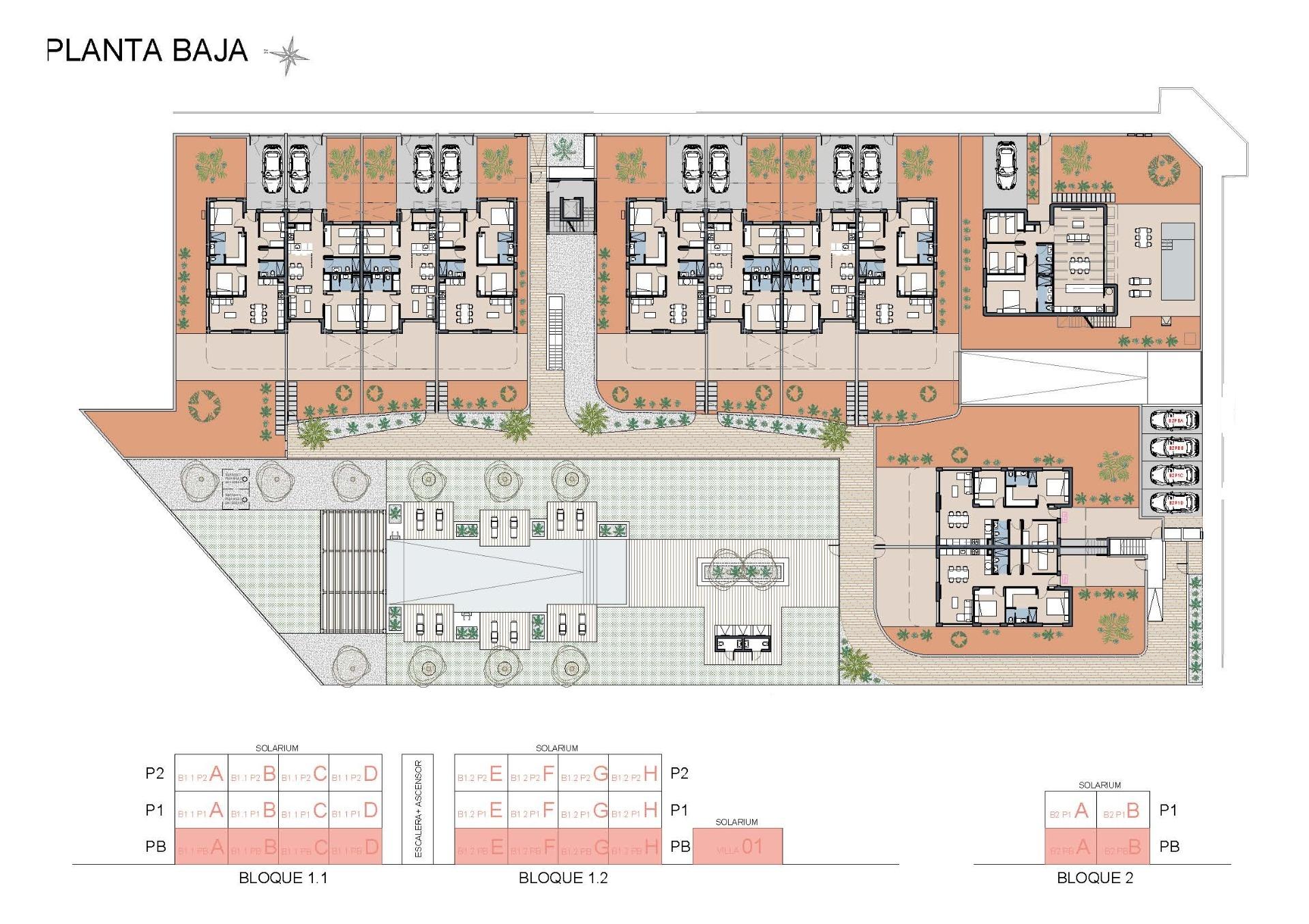 New build residential complex near serena golf and the mar menor in los alcazares