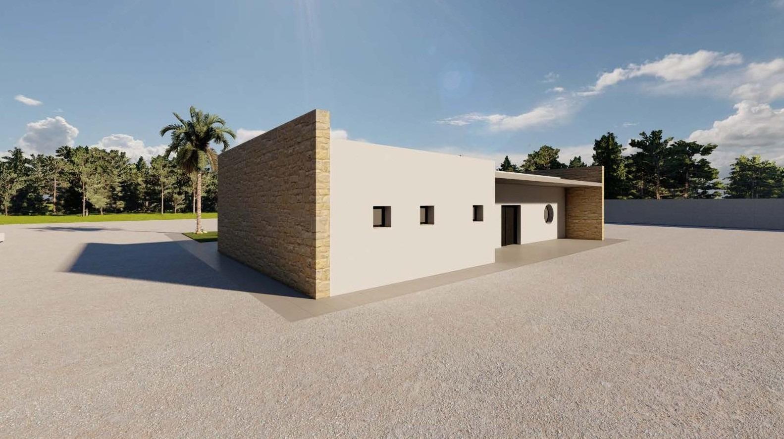 Modern newly built villa on a large rural plot near pinoso