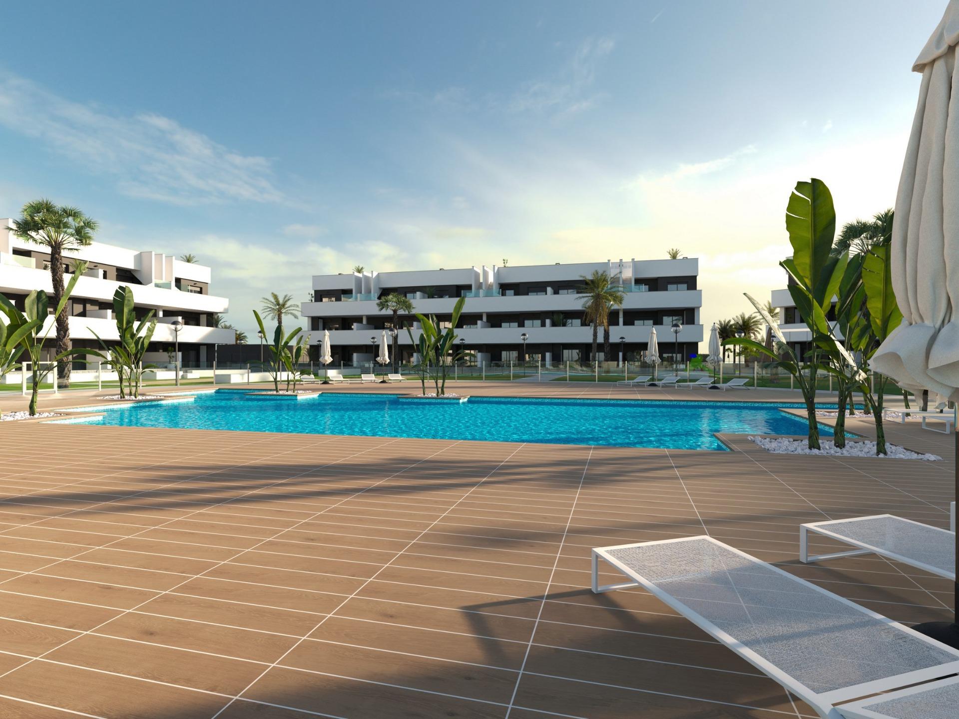 New build tourist licensed apartments with lagoon views in el raso guardamar del segura