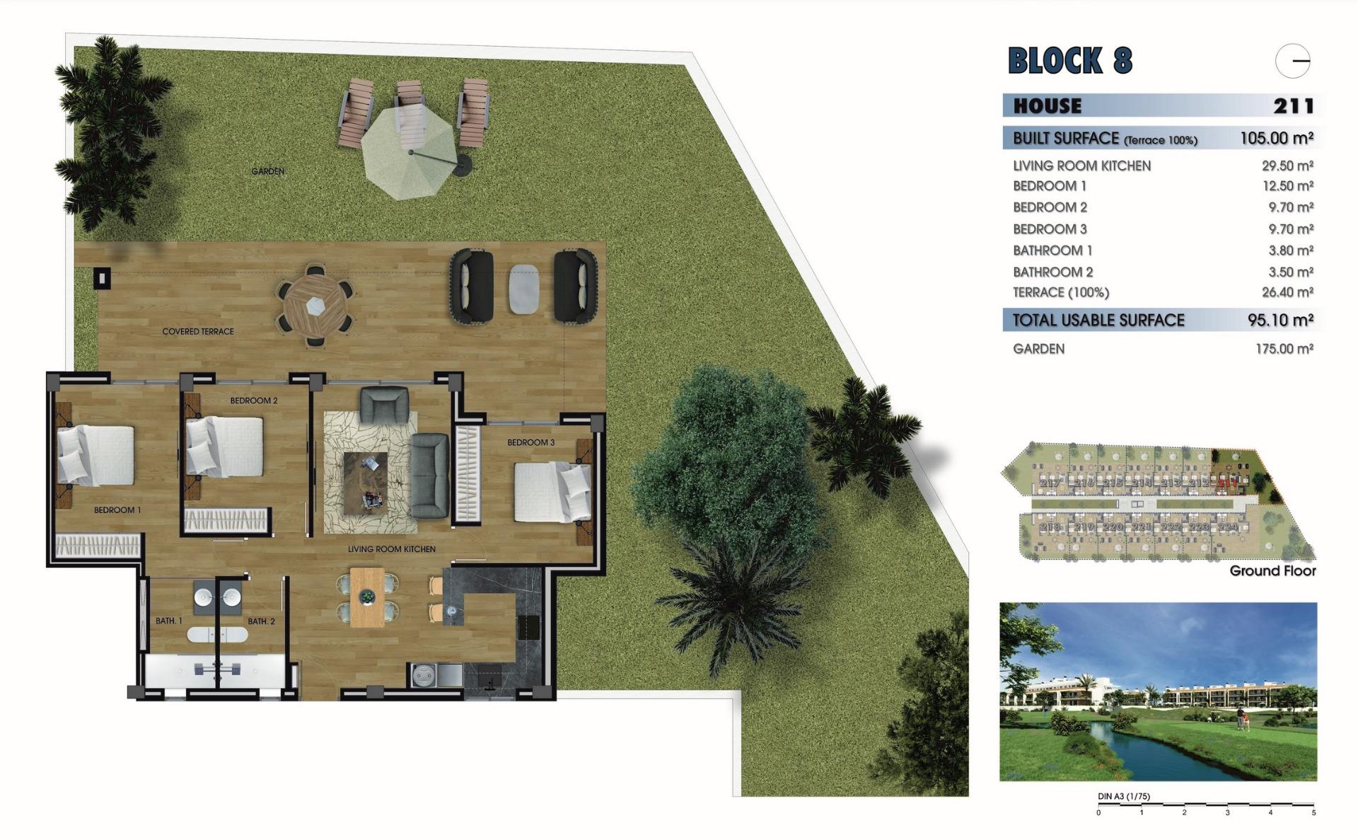 New build residential complex near la serena golf, los alcazares