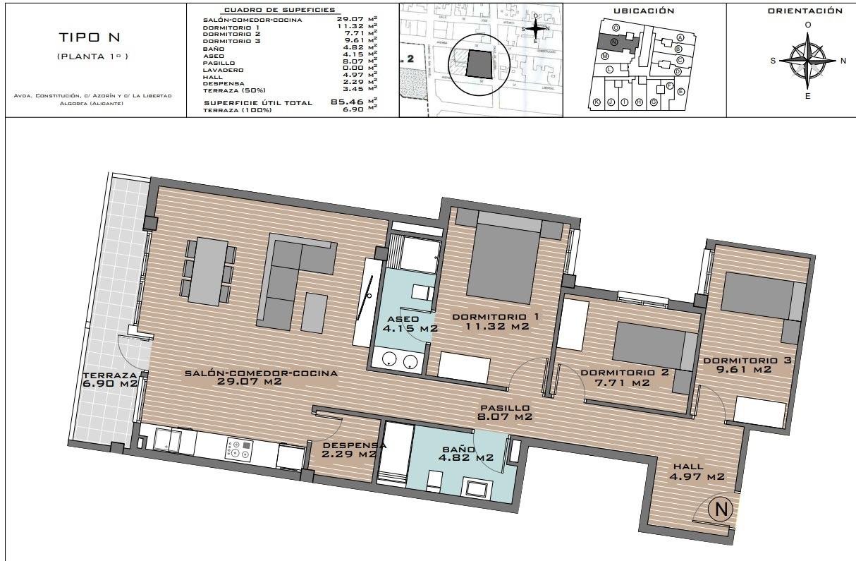 New build residential in algorfa