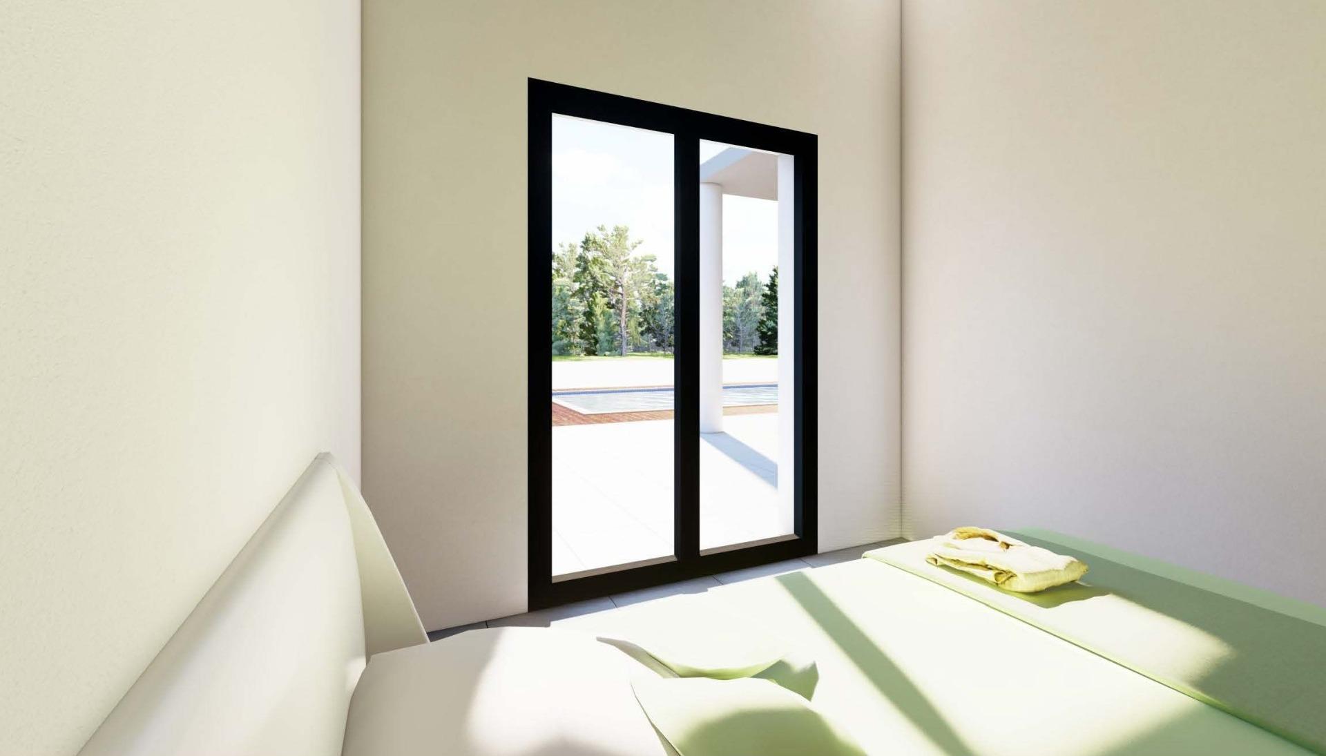 Modern newly built villa on a large rural plot near pinoso