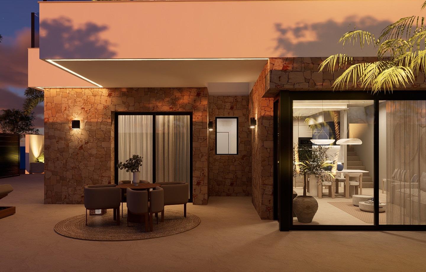 New build luxury villas for sale in san pedro del pinatar near the mar menor