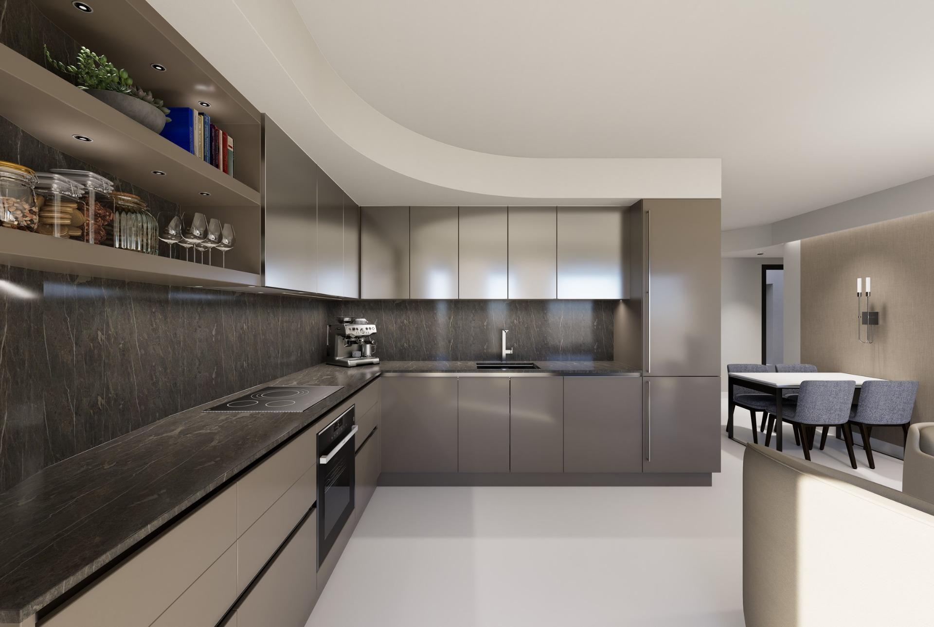 Stylish residential building 60 m away from el acequion beach at torrevieja