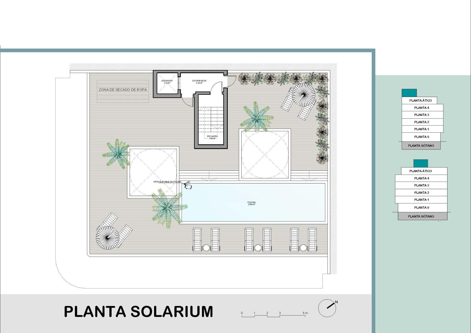 Stylish residential building 60 m away from el acequion beach at torrevieja
